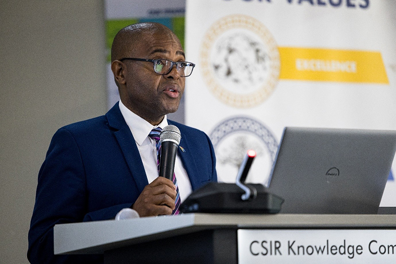 Dr Mlungisi Cele, DSTI Director-General, emphasised the role of science, diplomacy, and anticipatory leadership in shaping Africa’s future.