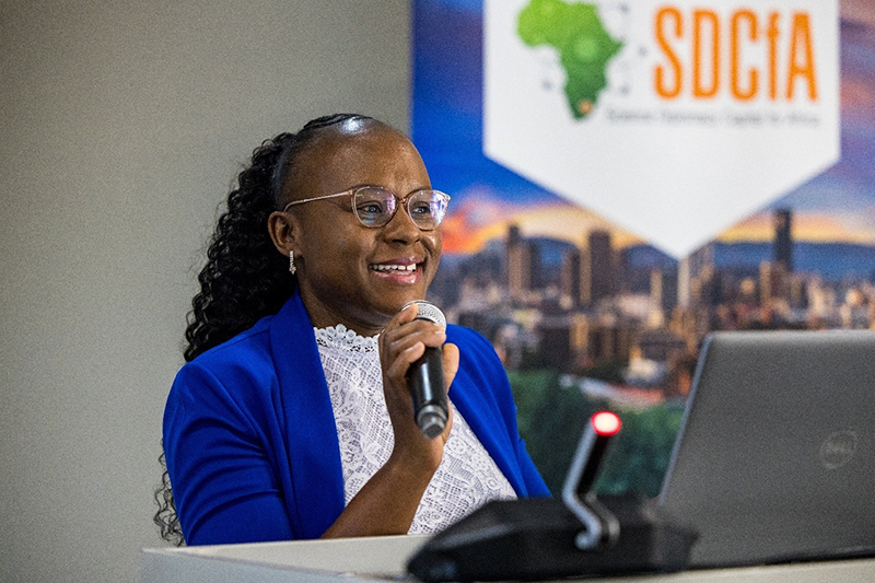Mandry Ntshani, DSTI Director, highlighted STI initiatives to strengthen SADC’s regional competitiveness and future readiness.